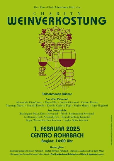 Charity Weinverkostung des Eno-Club Linzieme