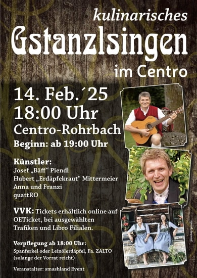 Kulinarisches Gstanzlsingen