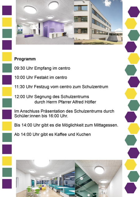 Save the date Schuleröffnung
