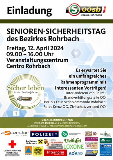 Senioren-Sicherheitstag des Bezirkes Rohrbach