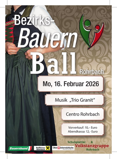 Bezirksbauernball Rohrbach