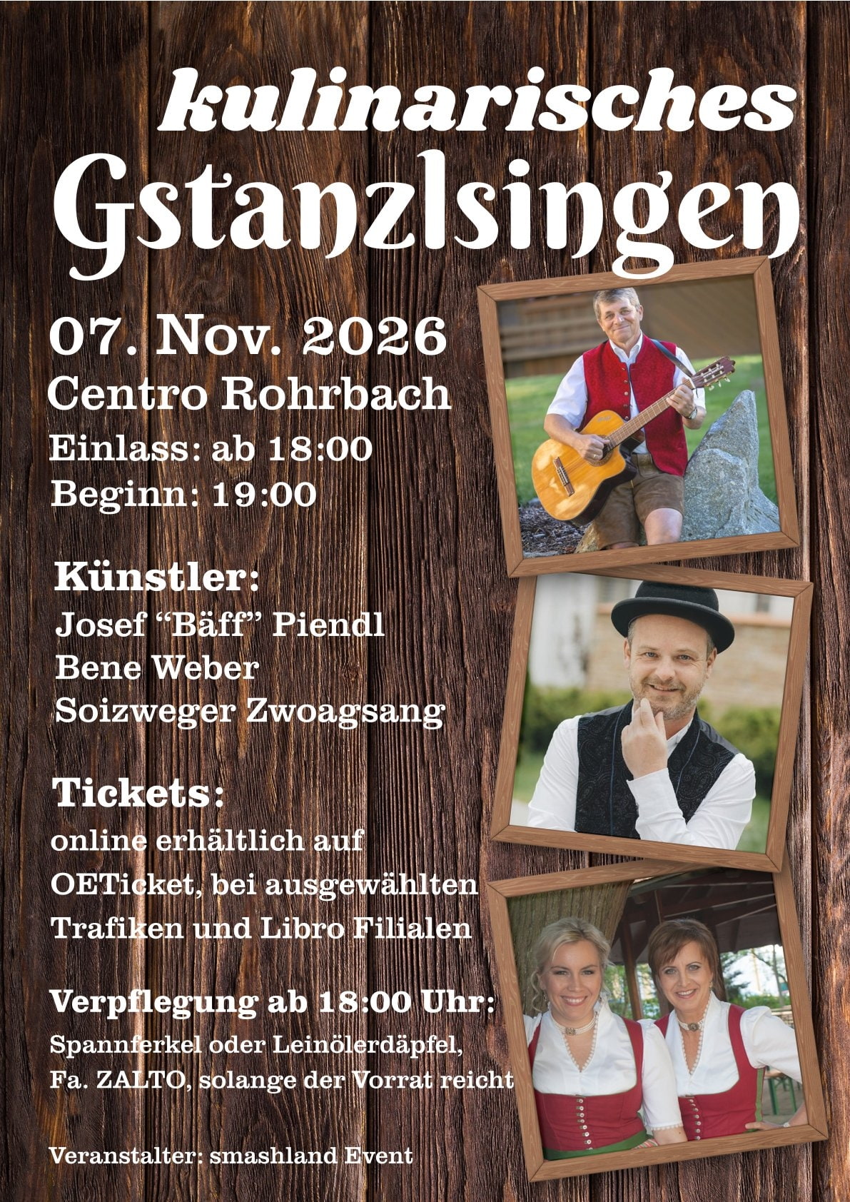 Kulinarisches Gstanzlsingen